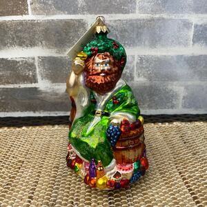 1999 Christopher Radko  Ghost of Christmas Present Glass blown Ornament 99-ACC-2